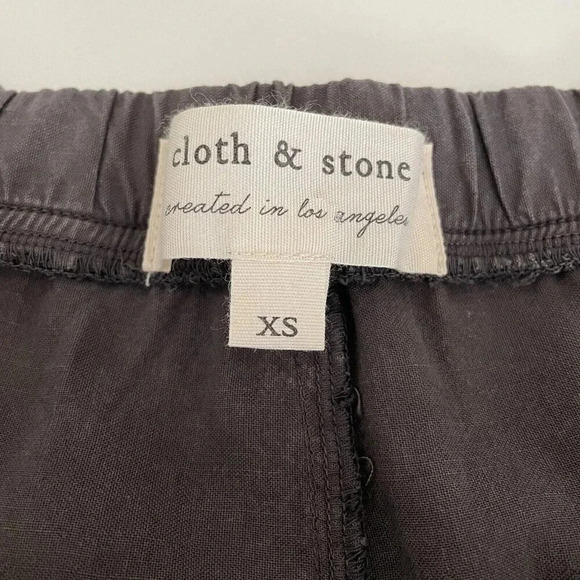Anthropology Cloth & Stone Women XS Gray Tencel Pull on Jogger Pants Comfy - Picture 5 of 13